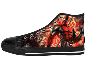This Guy Deadpool Shoes Women's / 6 / Black Chunky, Shoes - spreadlife, SpreadShoes
 - 2