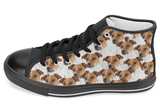 Jack Russell Terrier Shoes Women's High Top / 7.5 / Black, Shoes - spreadlife, SpreadShoes
 - 2