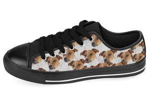 Jack Russell Terrier Shoes Women's Low Top / 7.5 / Black, Shoes - spreadlife, SpreadShoes
 - 4