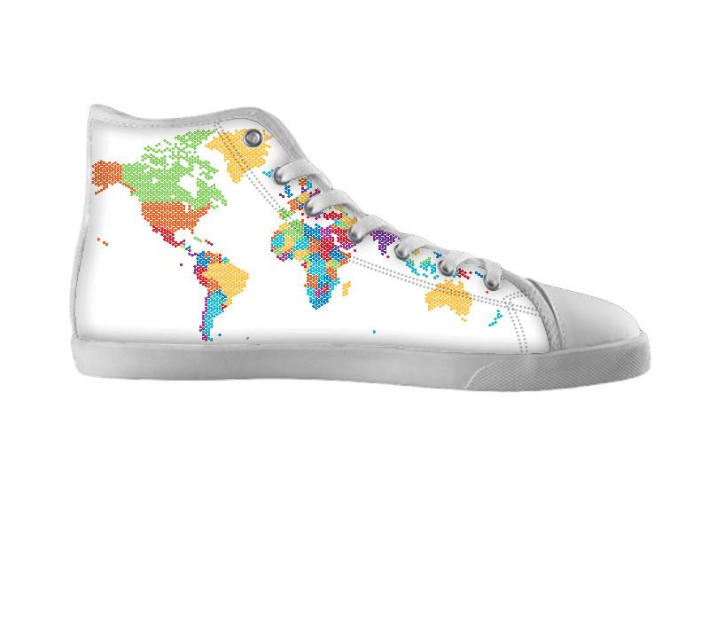 Unlabeled World Map Shoes , Shoes - McChangealot, SpreadShoes
 - 2