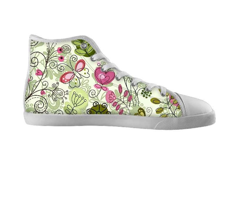 Doodle Flowers and Butterflies Shoes , Shoes - Ancello, SpreadShoes
 - 2