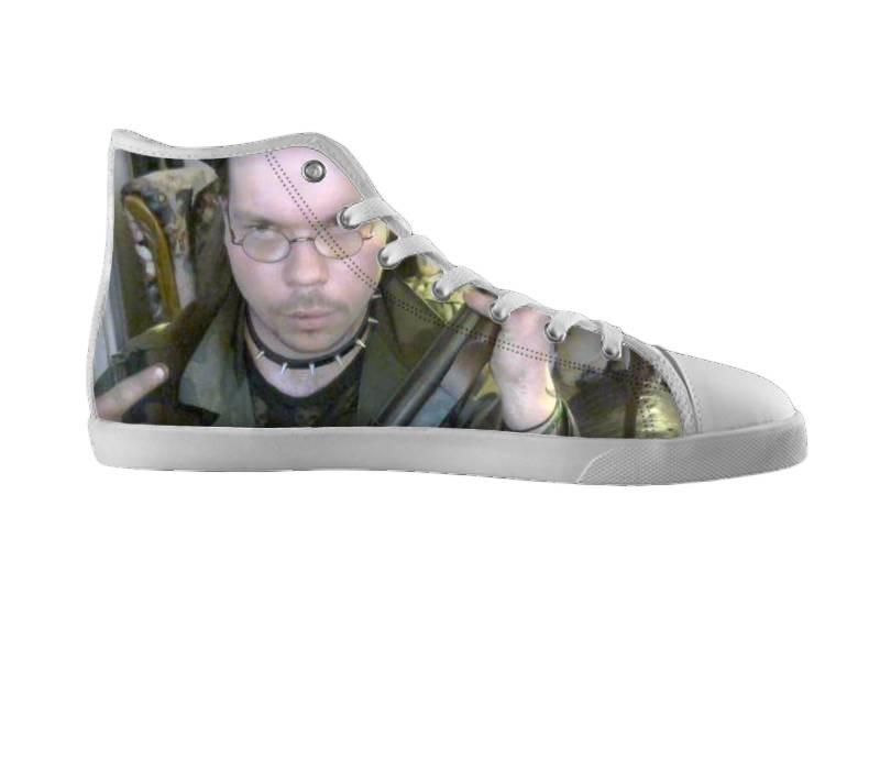 White custom shoes