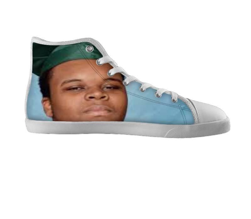 White custom shoes