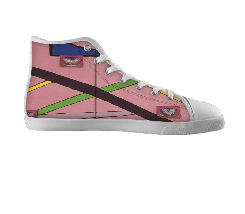 White custom shoes