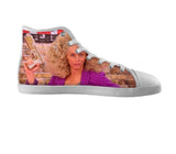 White custom shoes