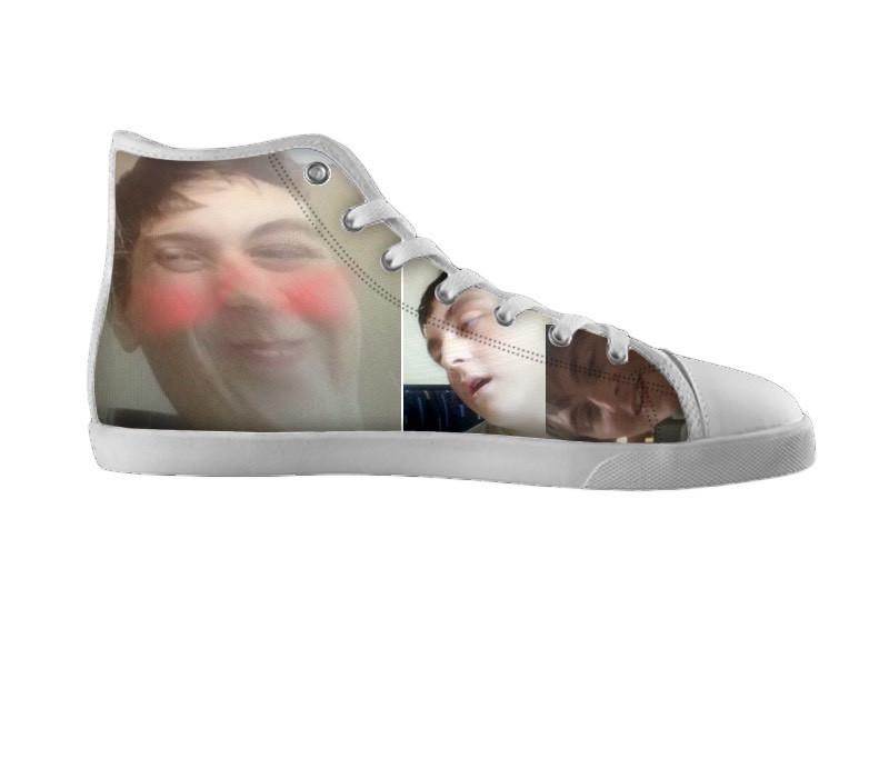 White custom shoes