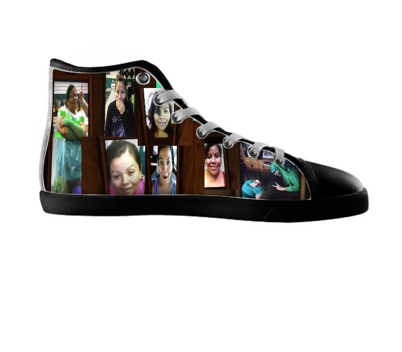 White custom shoes