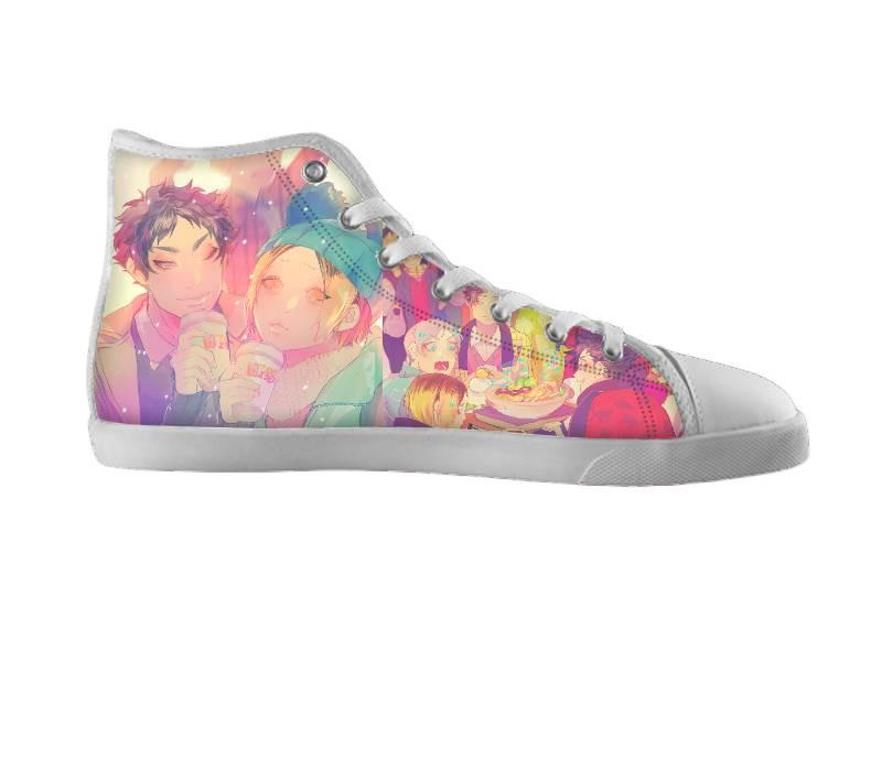 White custom shoes