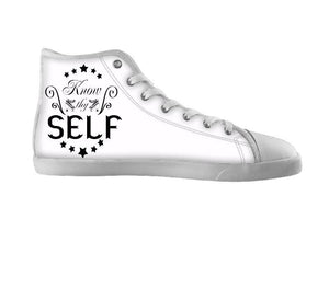 White custom shoes