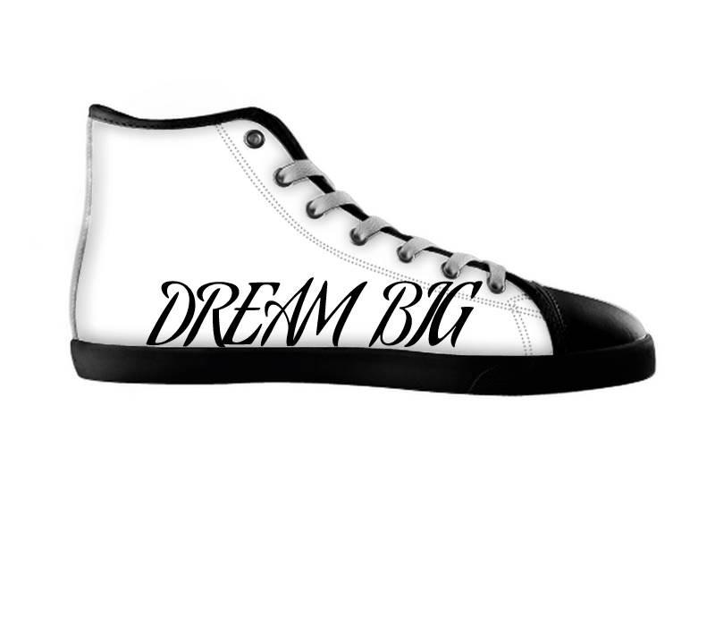 White custom shoes