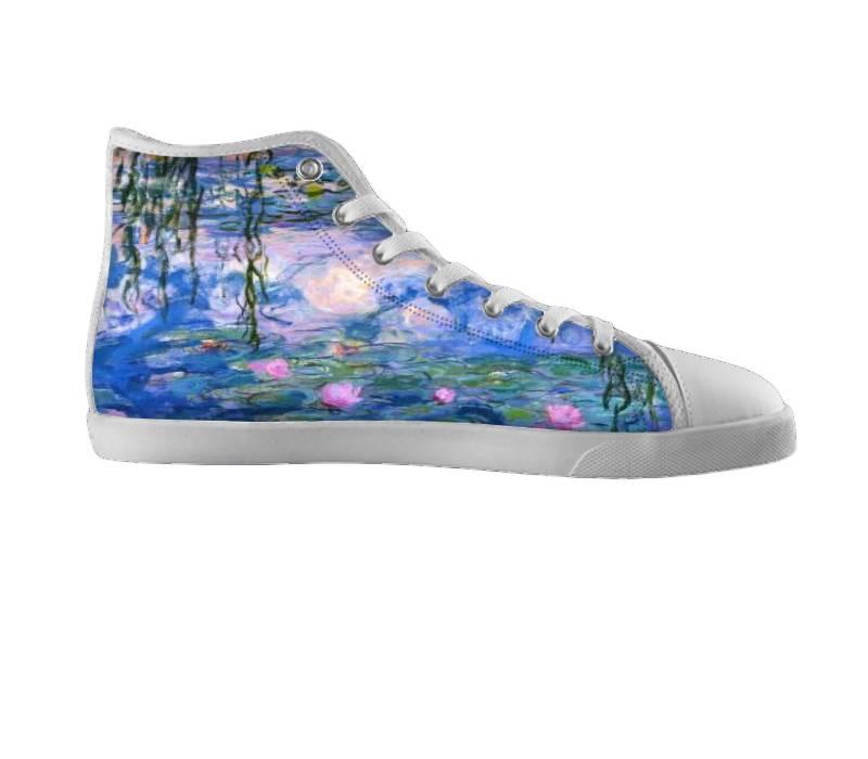 White custom shoes