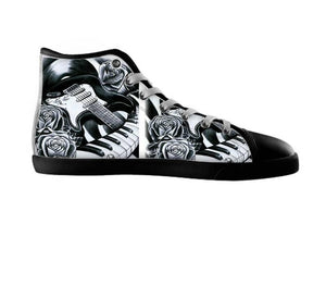 White custom shoes