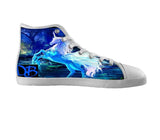 White custom shoes