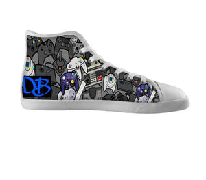 White custom shoes
