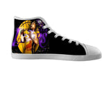 White custom shoes