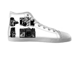 White custom shoes