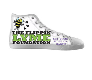 White custom shoes