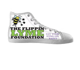 White custom shoes