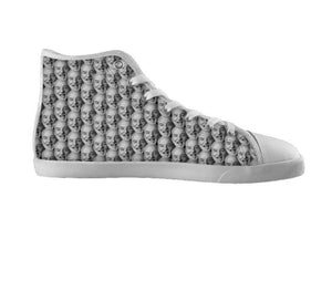 White custom shoes