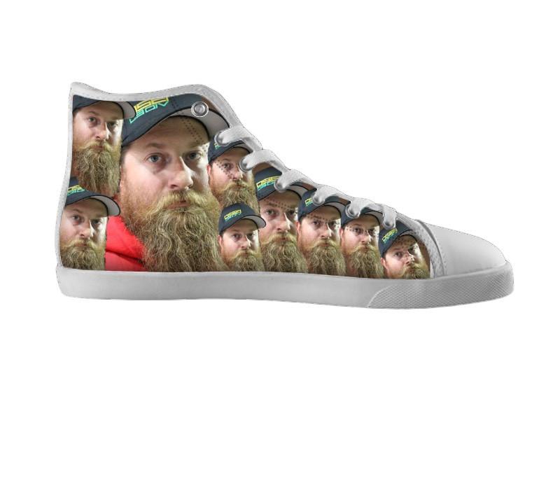 White custom shoes
