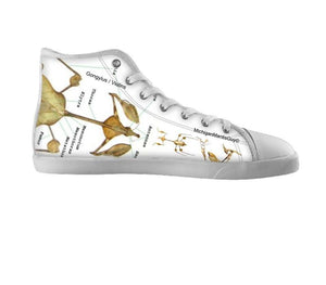 White custom shoes