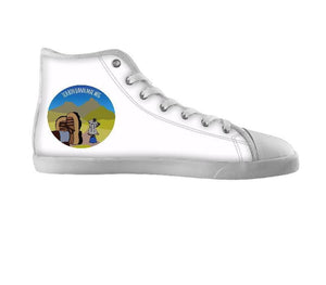White custom shoes