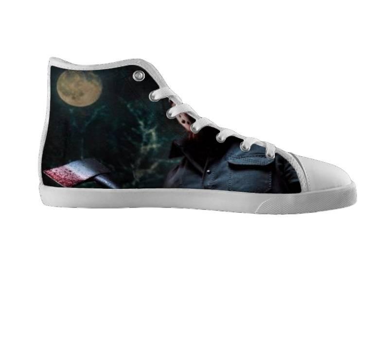 White custom shoes