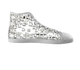 White custom shoes