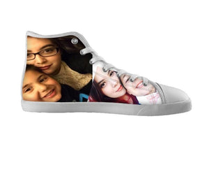 White custom shoes