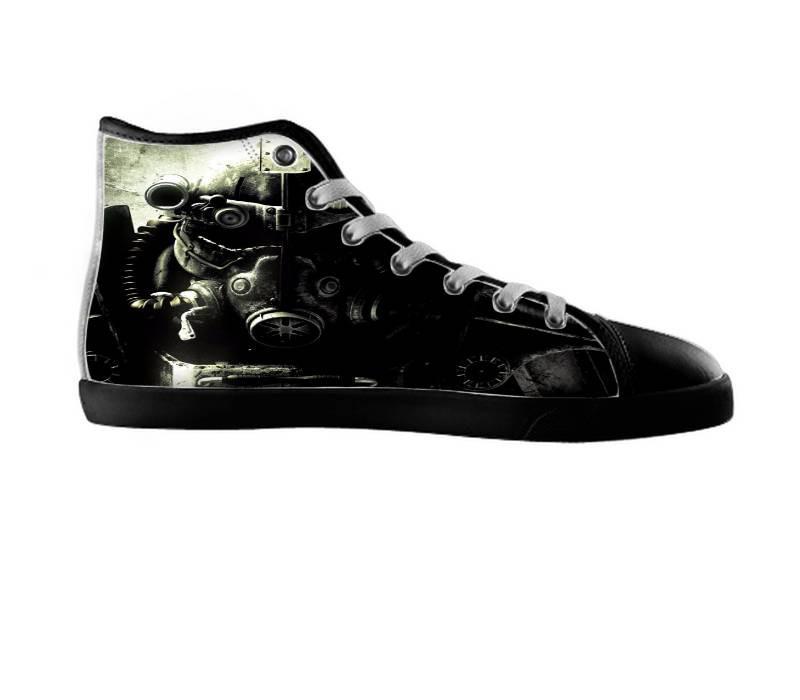 White custom shoes