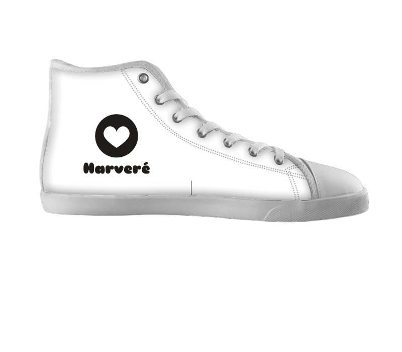 White custom shoes