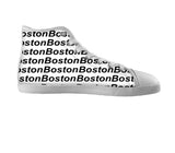 White custom shoes