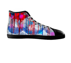 White custom shoes