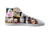 White custom shoes