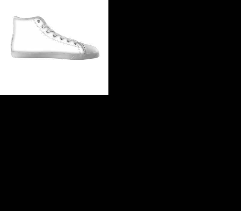 White custom shoes