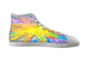 White custom shoes