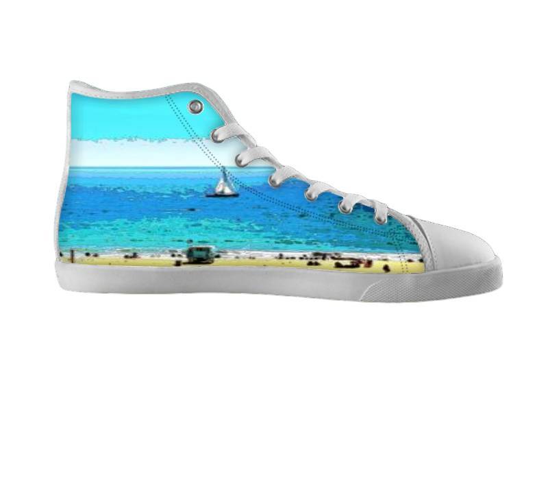 White custom shoes