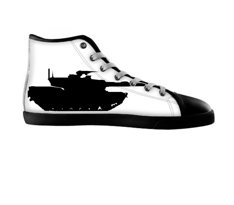 White custom shoes