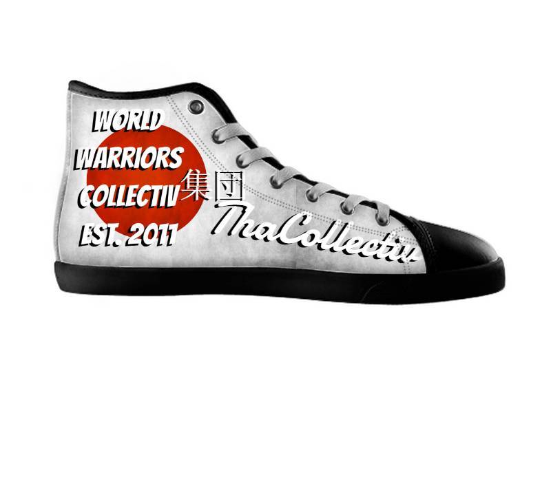 White custom shoes