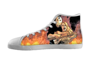 The Limited Edition "Samhain Jason Mask" Hi Top Shoes , Shoes - TheBrimstoneLab, SpreadShoes
 - 1