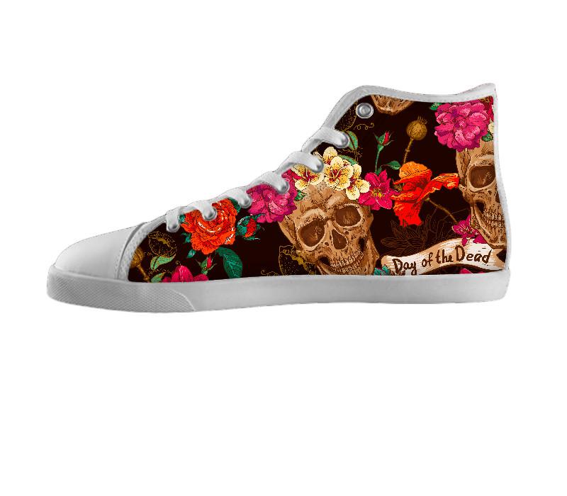 Floral Skull Pattern Shoes , Shoes - McChangealot, SpreadShoes
