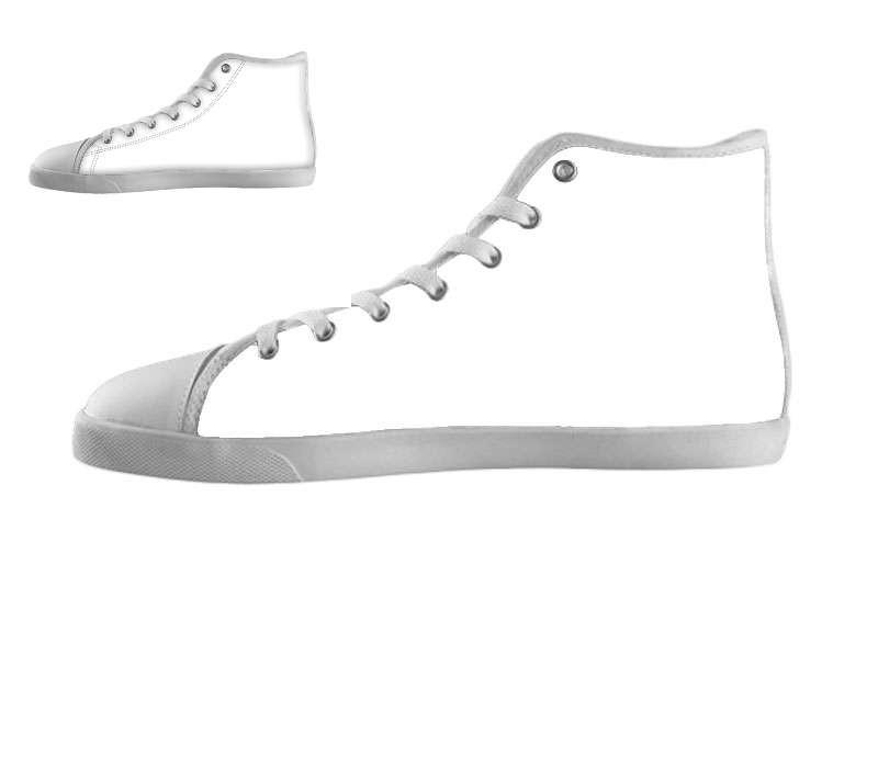 White custom shoes , hideme - spreadlife, SpreadShoes
 - 1