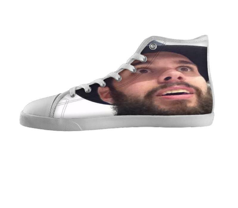 White custom shoes