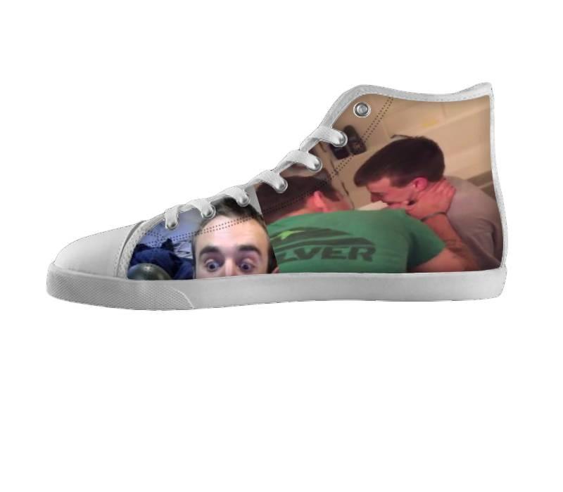 White custom shoes