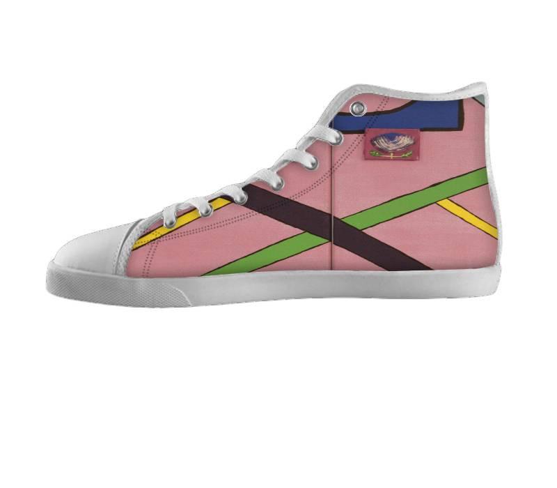 White custom shoes