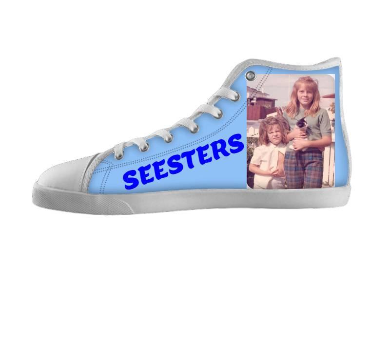 White custom shoes