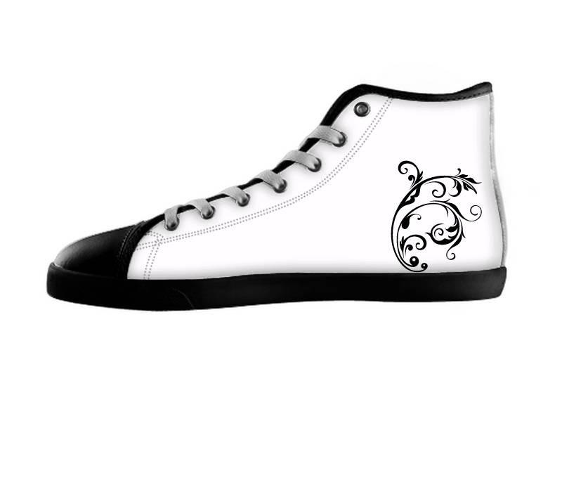 White custom shoes