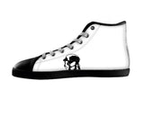 White custom shoes