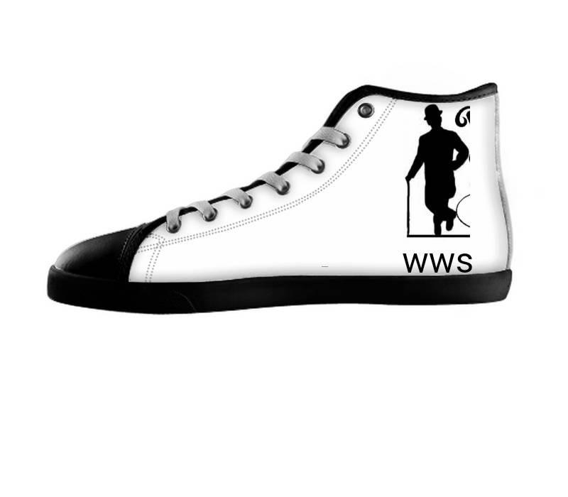 White custom shoes