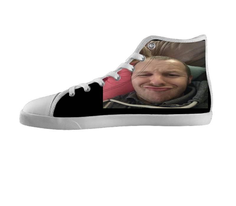 White custom shoes
